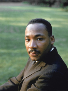 Rev. Martin Luther King, at Atlanta University for SCLC Sponsored Student Conf