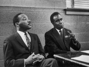 Reverend Martin Luther King Talking with Visiting African Leader Kenneth Kaunda