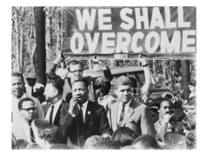 Martin Luther King, Jr., Addressing a Crowd on a Street in Lakeview, N.Y., May 12, 1965