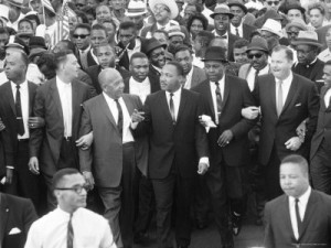 Walk to Freedom Marchers Including Dr. Martin Luther King Jr. and Detroit Mayor Jerome P. Cavanaugh