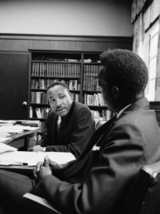 Reverend Martin Luther King Talking with Visiting African Leader Kenneth Kaunda