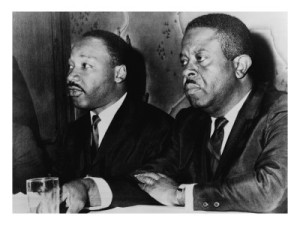 Martin Luther King, Jr., and Ralph Abernathy, at Press Conference, Baltimore, Maryland in 1965