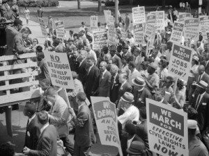 Civil Rights March on Washington, D.C. with Martin Luther King Jr.