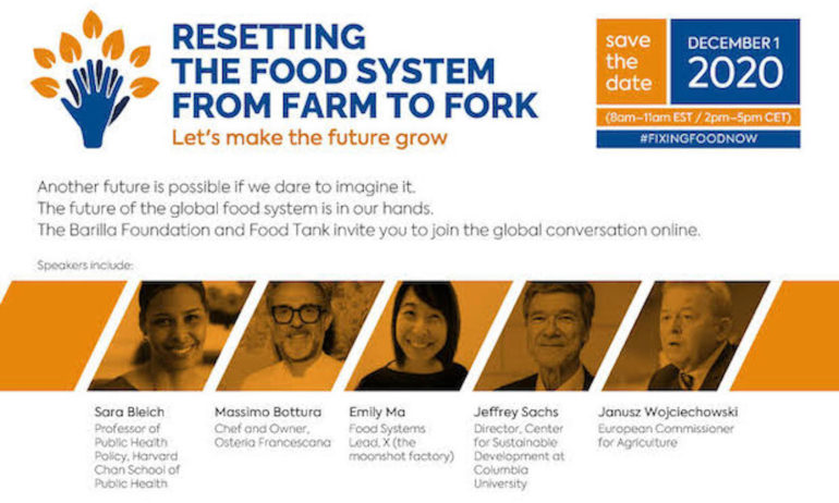EVENT: DEC 1 – Virtual Summit on Food Systems