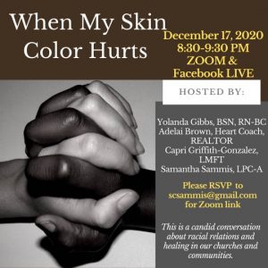 Race Talk - When My Skin Color Hurts