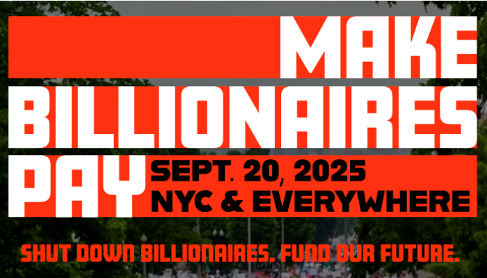 Make Billionaires Pay - September 20