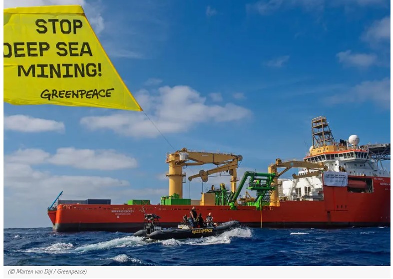 Screenshot Greenpeace legal action against UK government over secrecy on deep sea mining