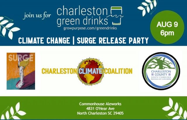 Charleston Green Drinks - August 9 - climate change